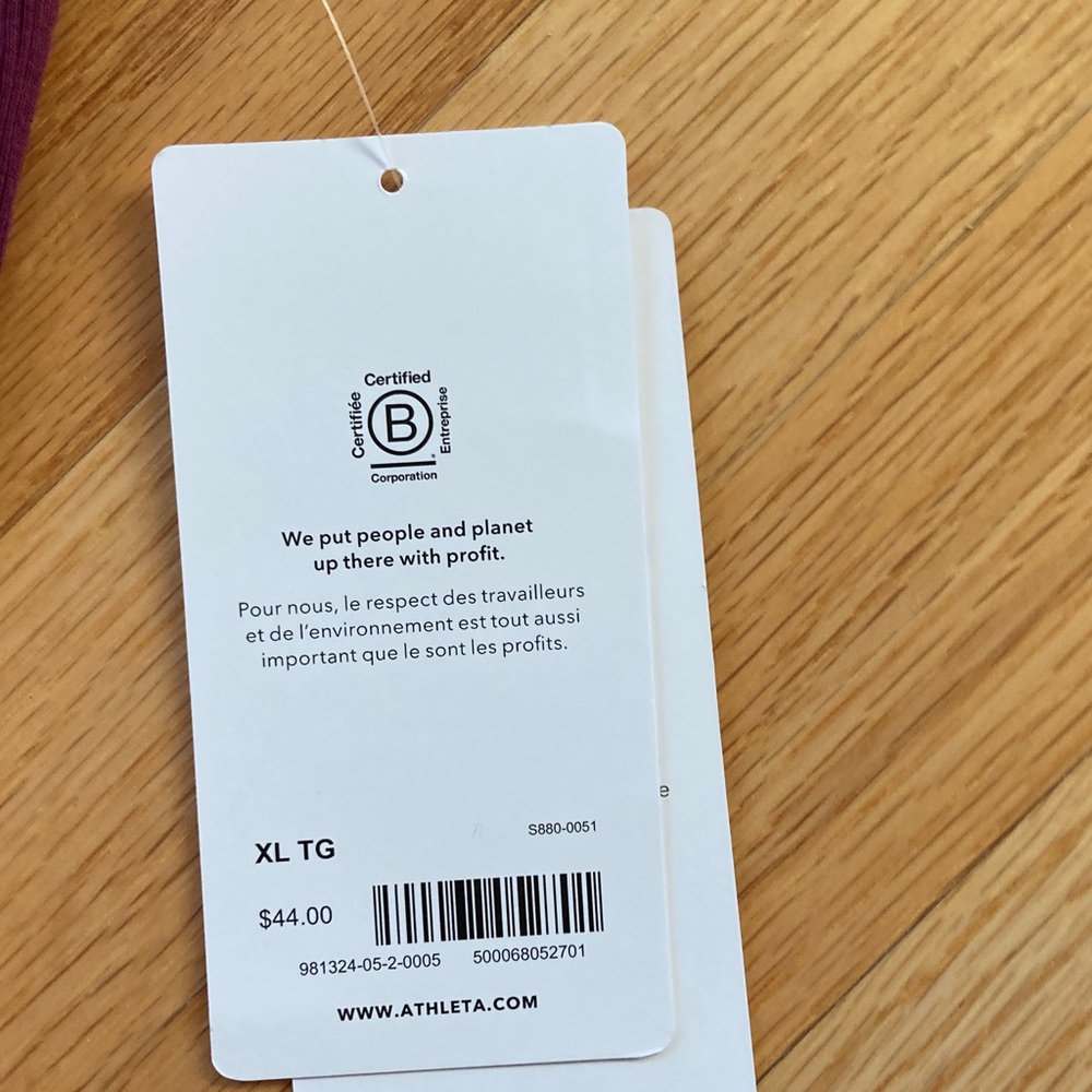 Athleta Well Rested Rib Sleep Tank NWT - Picture 3 of 4